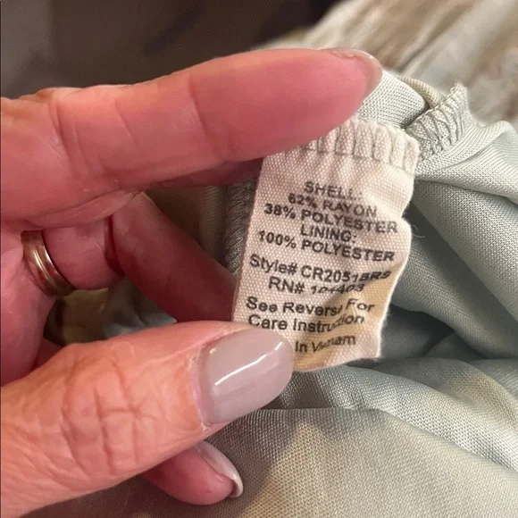 Sweet Wander Women’s Floral Smocked Tiered Midi SZL Boho Cottagecore Romantic - Picture 8 of 8